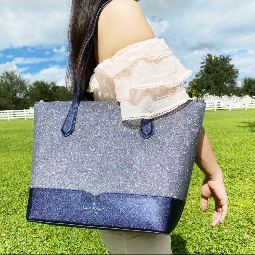 💕NWT Kate Spade Glitter Tote - Picture 2 of 2